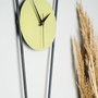 Wallity Heit - Green Reloj de Pared Decorativo de Metal